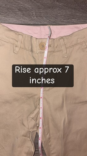 Gap Girls Khaki Straight Leg Pants Size 10 Slim Inseam 25 New W/ Tags - Picture 3 of 7