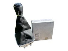 Original VW 6 Gang Schaltknauf Leder Schalthebel Tiguan 1 5N Sharan 7N schwarz