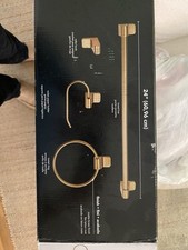 4pc Bathroom Fixture Set New in box - Matte Brass Finish