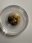 1/100 oz .9999 Fine Gold Prospector Panner Fractional Round