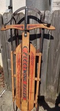 Vintage Fleetwing Racer Snow Sled Antique