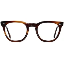 VINTAGE AMERICAN OPTICAL AO 48-24 STADIUM TORTOISE EYEGLASSES FRAME MID CENTURY