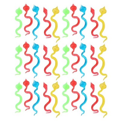 30 Pcs Klebriges Spielzeug Gefälschte Schlange Schlangenspielzeug