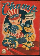 Uncolored "THE CHAMP" 3406 Merrill 1943 7931 