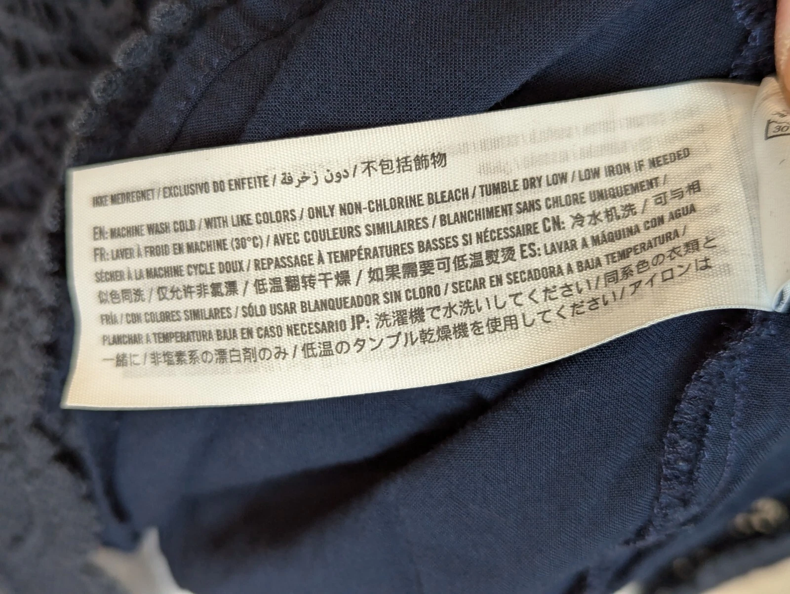 VALENTINO Mini abito Cami collo a V Abercrombie & Fitch taglia small occhiello blu pizzo elasticizzato