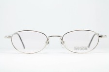 MATSUDA 14105 SL Original Vintage Eyeglasses Oval Small Lenses Classic Silver