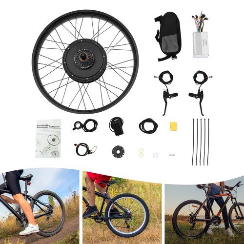 Fat-Bike Fatbike Umbausatz 26Zoll E-bike Motor 48V 1O00Watt Hinterrad Kit