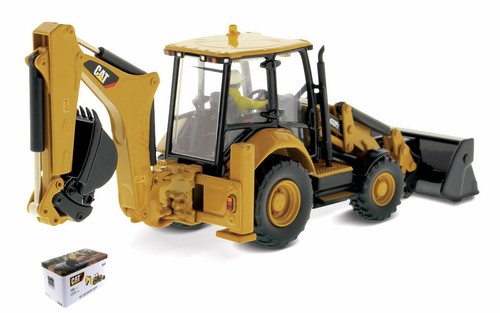 Cat 432F2 Side Shift Baggerlader 1:50 Modell Diecast Masters
