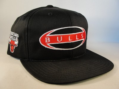 Chicago Bulls NBA Vintage Snapback Hat Cap Annco Black | eBay