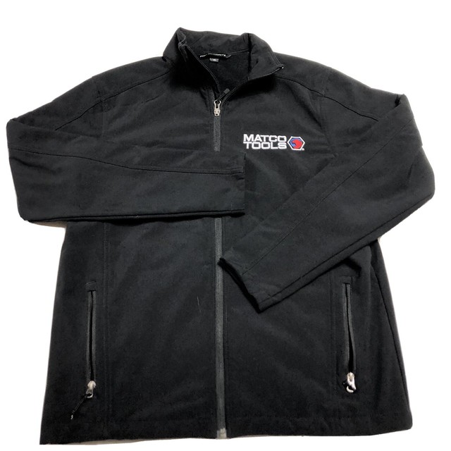 Matco Tools Coat Men's Size M Black Full Zip Pockets Logo Fleece Lined Jacket | eBay