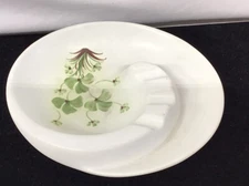 Radford Pottery Ashtray  England Hand Painted  Flowers Mid Century Modern