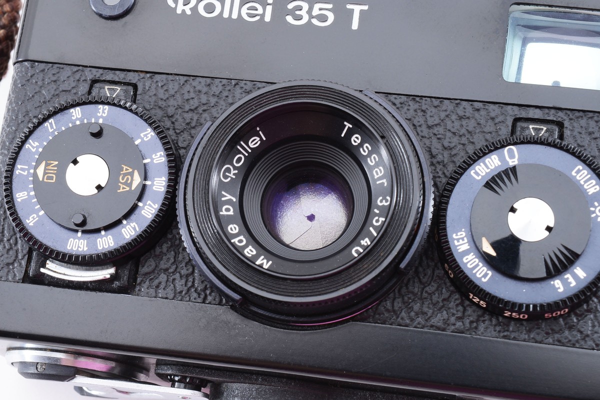 ローライ35 T 40mm f3.5 Rollei 35T ブラック / Tessar 40mm F3.5 整備済 ローライ