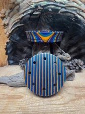 1- Sweet Caller Laminated Gemrock 3.5" Turkey Call Friction Pot with Finish