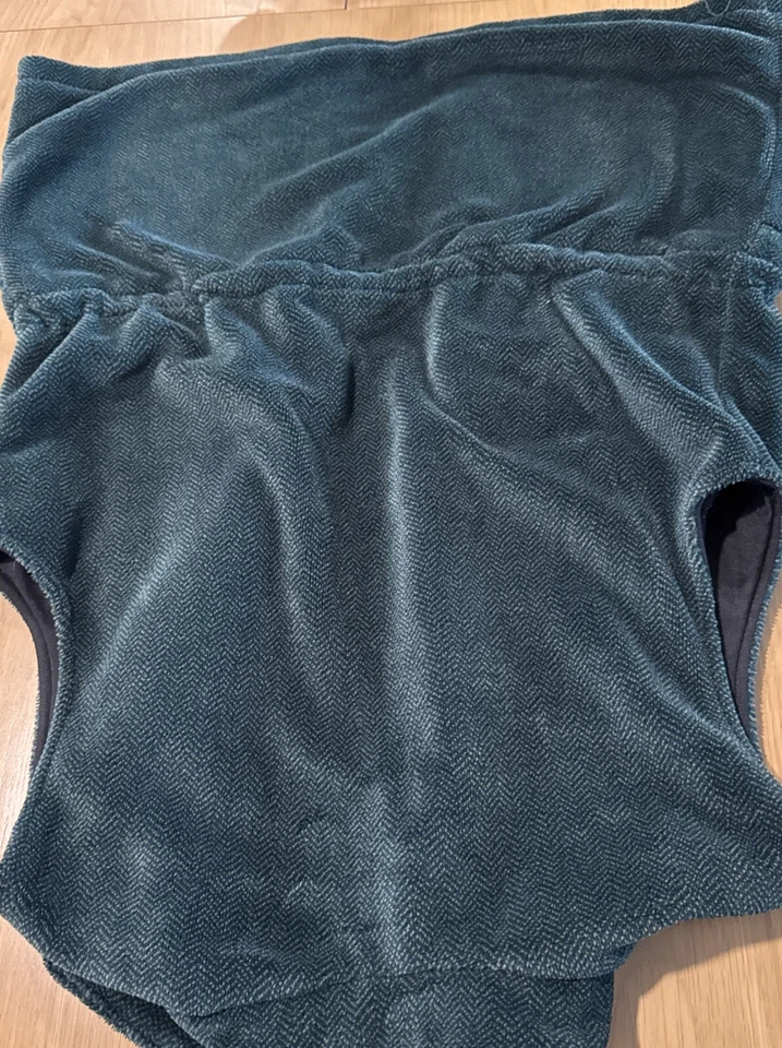 Chaleco Negro Diamante Vintage Mujer Pila Alta Polar Copo de Nieve Cremallera Talla M Verde Foto 4 de 4