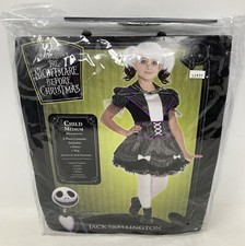 The Nightmare Before Christmas Jack Skellington Child Girl Medium 8 - 10 Costume
