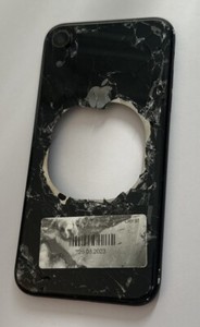 Original Apple iPhone XR Gehäuse Rahmen Glasbruch Für Refurbisch Schwarz Black
