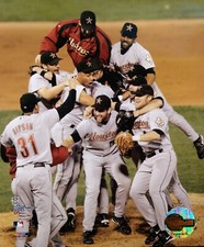 HOUSTON ASTROS 2005 National League Championship Celebration 8X10 PHOTO