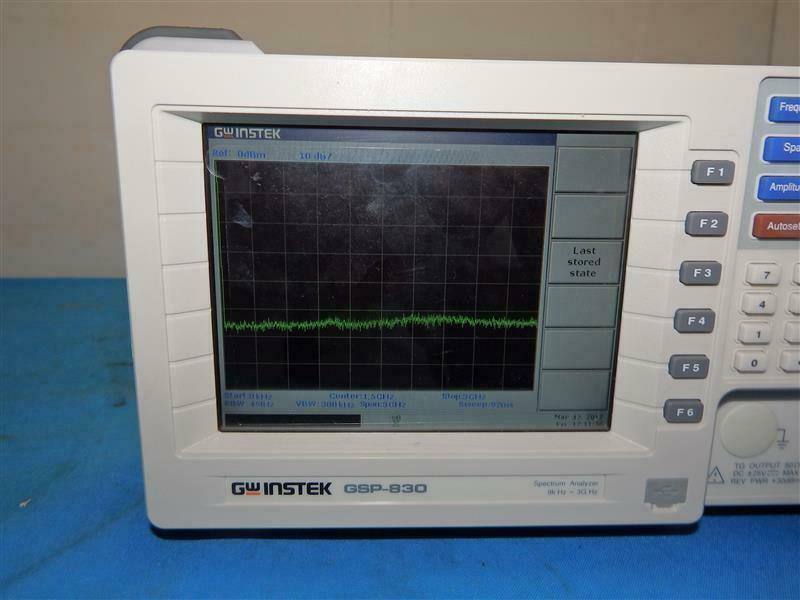 GW+Instek+Gsp-830+GSP830+Spectrum+Analyzer+9k+Hz-3g+Hz for sale online ...