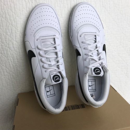 Nike Zoom Court Lite 3 Tennis Shoes Men’s SZ 13 White/Black DH0626-100 NWOB - Picture 7 of 12