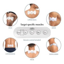 Wireless Electrical Muscle Stimulator Rechargeable Pain Relief EMS TENS Massager