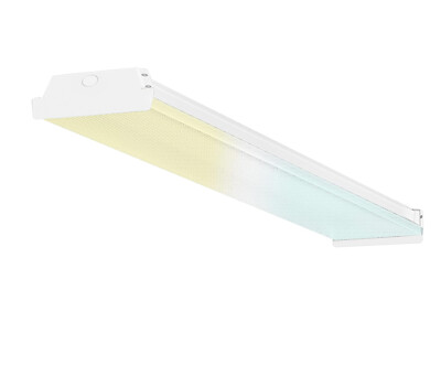 40W 4FT LED Wraparound Office Light,Ultra Slim LED Garage Shop Light Flush Mount