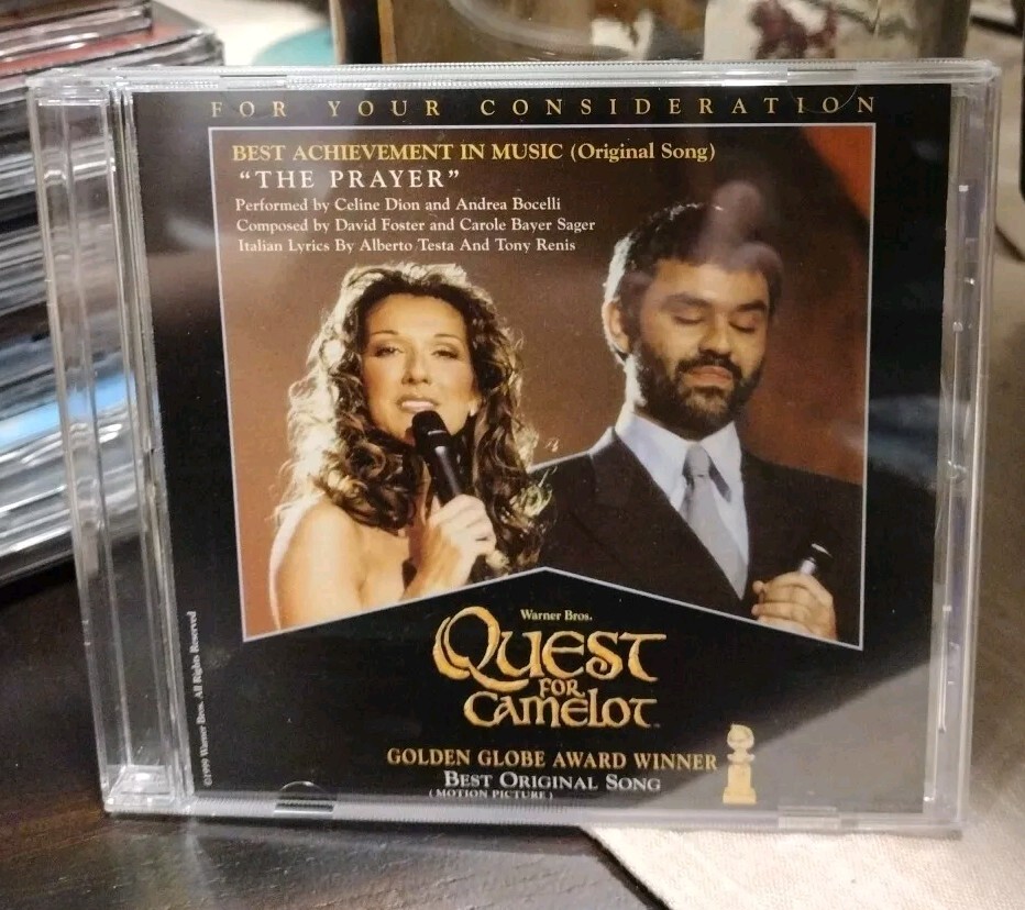 Mega RARE Celine Dion Andrea Bocelli THE PRAYER 3 Versions Promo