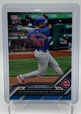 2024 Topps Now #604 Christian Bethancourt Chicago Cubs BLUE Parallel 36/49