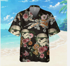 Star Wars Stormtrooper Tropical Flower Pattern Summer Aloha 3D HAWAII SHIRT