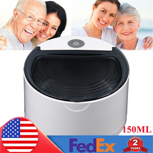 Portable Ultrasonic Denture Cleaner Remove Stain Cleaner for False