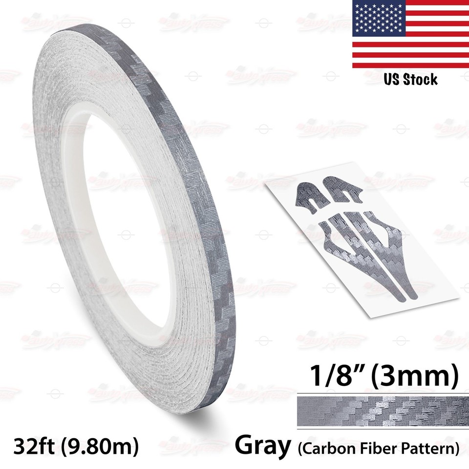 1/8" Roll Purple-Blue Vinyl Pinstriping Tape - 32ft Self-Adhesive Decal For Cars & Motorcycles