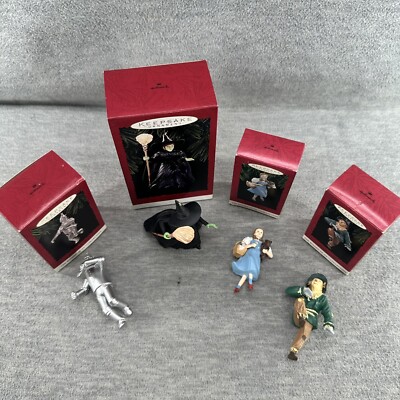 HALLMARK KEEPSAKE- Wizard of Oz Christmas Ornaments Set of 4 (OR