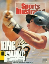 1990 Sports Illustrated: Jose Canseco Oakland A's King of Swing
