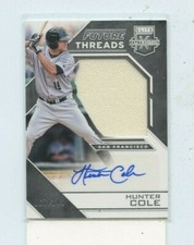 HUNTE RCOLE 2016 Panini Elite Extra Edition Future Threads Silhouette Auto /149