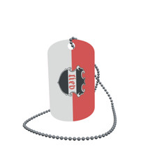 Dog Tag Flag Marklhofen Dog Tag Aluminium 30 x 50 mm
