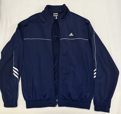 00s Adidas Track Jacket Blue ジャージ Adidas Youth Training Track Full Zip Jacket Blue/White-Sz-8] | eBay