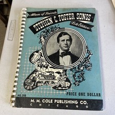 ALBUM OF FAVORITE STEPHEN C. FOSTER SONGS (COLE EDITION) 1941 Plastic comb