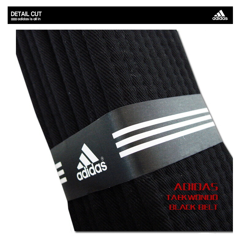Adidas Master Deluxe Black Belt Taekwondo TKD Karate Judo  display picture 2