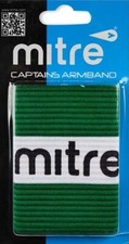 Mitre Captains Armband Size L NEW Football Rugby Adjustable Arm Band Captain