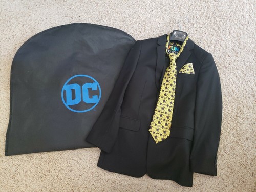 DC Comics Batman Youth Child Boys Sz 10, 7pc Suit Lot Wedding, Party, Holiday - Picture 2 of 20