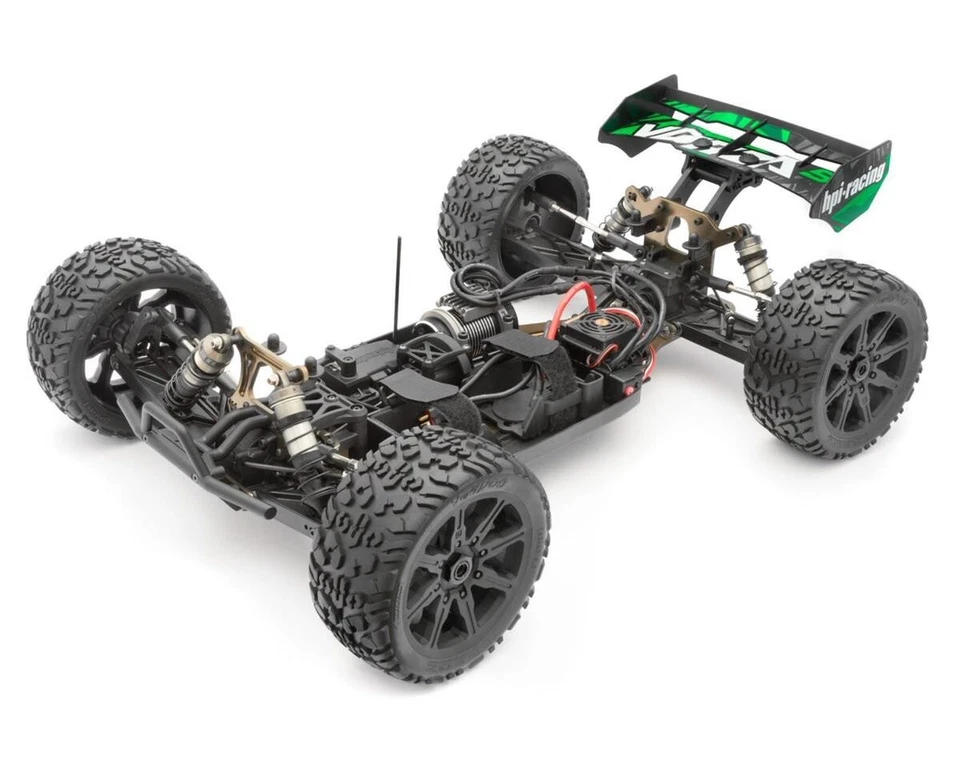 HPI Vorza S Flux Truggy 1/8 4WD ARTR Brushless RC Racing Basher Truck Green - Image 3 of 4