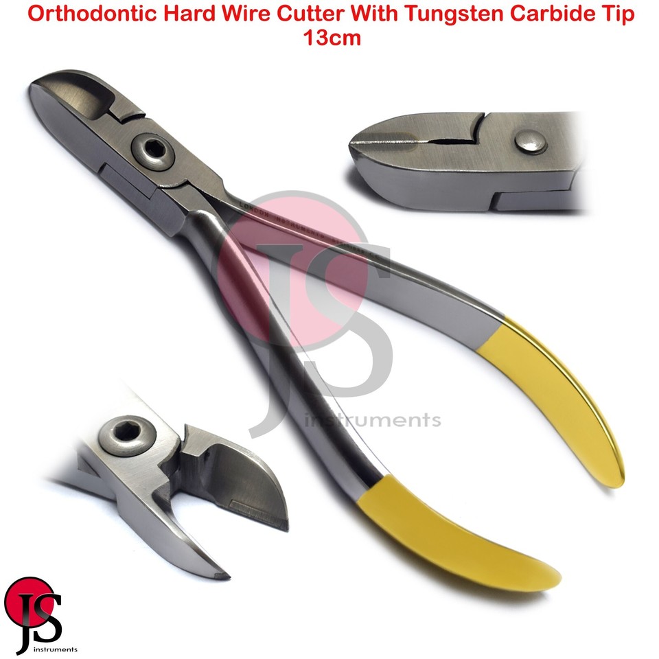 Pince Orthodontique TC Coupe-ligature Pour Fils Durs - Instruments Dentaires En Acier Inox, Marque Beaden - Pour Orthodontistes, Labos Dentaires