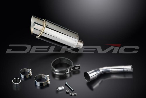 HONDA MSX125 GROM 13-15 TAILTIDY 200mm ROUND STAINLESS SILENCER EXHAUST KIT - Picture 4 of 4