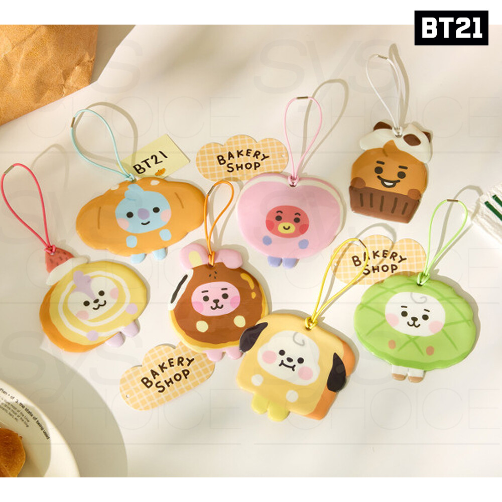 BTS BT21 Official Authentic Goods Name Tag BAKERY SHOP Ver +