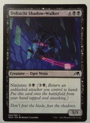 Dokuchi Shadow-Walker *Common* Magic MtG x1 Kamigawa Neon Dynasty