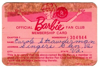 barbie fan club
