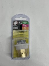 Danco 10521 Chrome Plate 15/16 By 3/4" Dual Thread Quick Connect Aerator Adapter