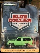1/64 GREENLIGHT BLUE COLLAR 1988 CHEVROLET K-5 BLAZER GREEN