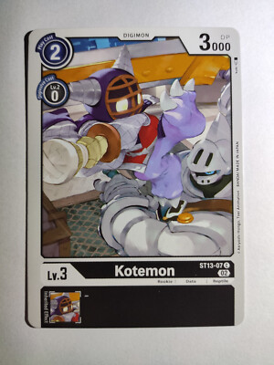 Kotemon ST13-07 Digimon Card Game