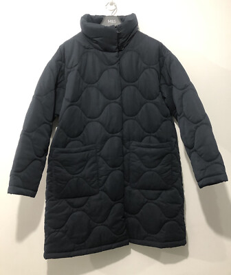 Marks and Spencer Thermowarmth Quilted Padded Coat Jacket UK