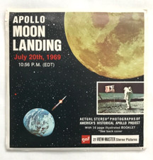 Apollo Moon Landing View Master GAF Packet 1969
